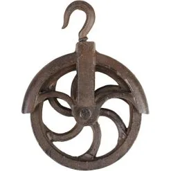 ESSCHERT DESIGN Katrol Antiek - Gietijzer