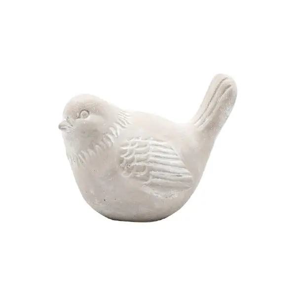 Vogel Uit Cement - 20 × 15 × 16 Cm 1 Vogel Uit Cement - 20 × 15 × 16 Cm