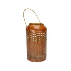 Lantaarn Gaatjesmotief - 26 × 15 Cm