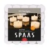Spaas Clearlights Theelichtjes 6 Uren - Transparante Cups - Set Van 50 Stuks