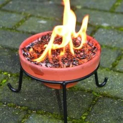 ESSCHERT DESIGN Vuurpot Met Stro - Ø 15,5 Cm -Tuinbeelden winkel 1613571139 4 600