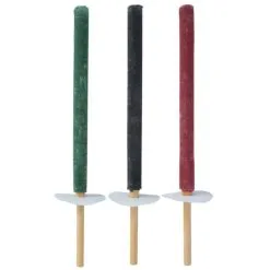 ESSCHERT DESIGN Wax Fakkels Met Druipschaal - Set Van 3 Stuks