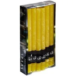 Spaas Rustieke Dinerkaars - Herfstgeel - Set Van 1 Stuks -Tuinbeelden winkel 1614945089 2 600