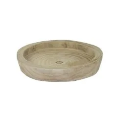 Paulownia Schaal Rond - Ø 35 × 5 Cm