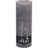 Spaas Rustieke Cilinderkaars Taupe - 95 Uren