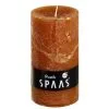 Spaas Rustieke Cilinderkaars Kaneelbruin - 60 Uren