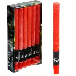 Spaas Rustieke Dinerkaars - Rood - Set Van 1 Stuks -Tuinbeelden winkel 1643118480 2 600