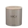 Mica Decorations MICA Geurkaars Glas Grijs Ø 12 Cm - Bois Intense