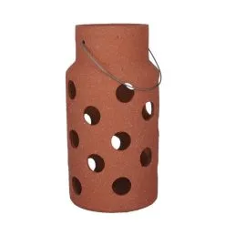 Mica Decorations Pietra Lantaarn Terra - Ø 23 × 45 Cm