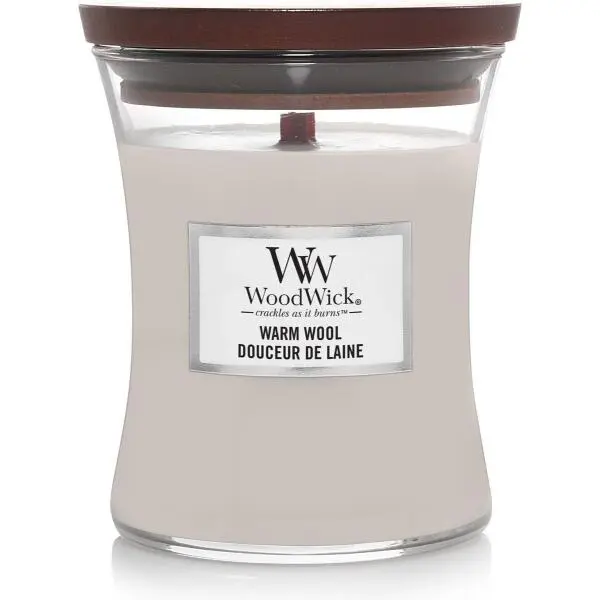 WoodWick Medium Candle - Warm Wool 1 WoodWick Medium Candle - Warm Wool