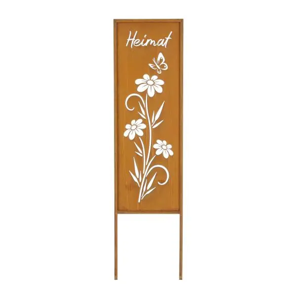 Mica Decorations Tuinsteker HEIMAT Roest - 22 × 83,5 Cm 1 Mica Decorations Tuinsteker HEIMAT Roest - 22 × 83,5 Cm