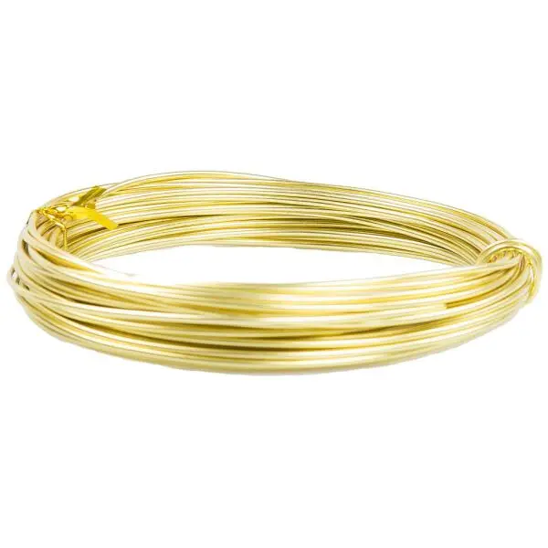 Aluminiumdraad - 2 Mm OUD GOUD 1 Aluminiumdraad - 2 Mm OUD GOUD