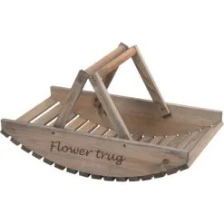 ESSCHERT DESIGN Bloemenplukmand Hout