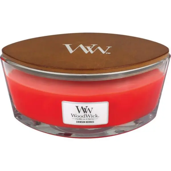 WoodWick Ellipse Candle - Crimson Berries 1 WoodWick Ellipse Candle - Crimson Berries