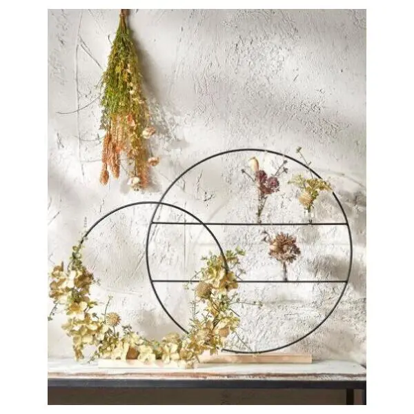 Mica Decorations Decoratie Cirkel Op Voet Met Verdeling - 8 × 40 Cm - Afbeelding 2