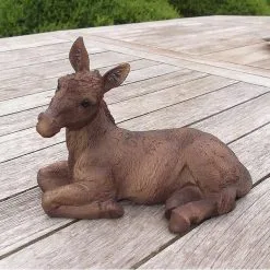 Ezel Veulen Liggend - Levensecht -Tuinbeelden winkel ezel veulen liggend levensecht 1484061220 2 600