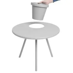 Bijzettafel Fatboy® Bakkes Ø60 Cm - Lichtgrijs -Tuinbeelden winkel fatboy bakkes 60 cm lichtgrijs 1615444396 4 600