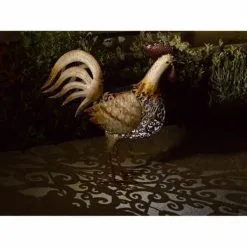 Haan Met Verlichting Op Zonne-energie -Tuinbeelden winkel haan in metaal solar 1484061551 3 600