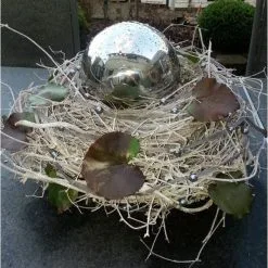 Heksenbol Inox (18 Cm) -Tuinbeelden winkel heksenbol inox 18 cm 1484053680 4 600