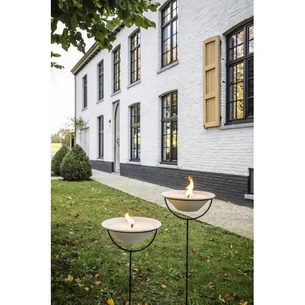 Spaas Houder Voor Tuinschaal - Metaal 2 Spaas Houder Voor Tuinschaal - Metaal - Afbeelding 2