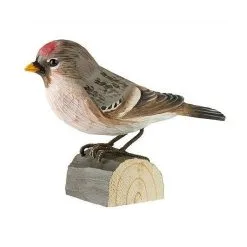 DecoBird - WILDLIFE Garden Barmsijs In Lindenhout - Handgemaakt