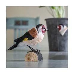 DecoBird - WILDLIFE Garden Putter / Distelvink In Lindenhout - Handgemaakt 3 DecoBird - WILDLIFE Garden Putter / Distelvink In Lindenhout - Handgemaakt -Tuinbeelden winkel houten distelvink 1609220179 1 600
