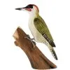DecoBird - WILDLIFE Garden Houten Vogel - Groene Specht