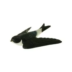 DecoBird - WILDLIFE Garden Huiszwaluw In Lindenhout - Handgemaakt