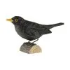 DecoBird - WILDLIFE Garden Merel In Lindenhout - Handgemaakt