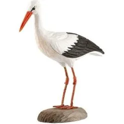 DecoBird - WILDLIFE Garden Houten Vogel - Ooievaar