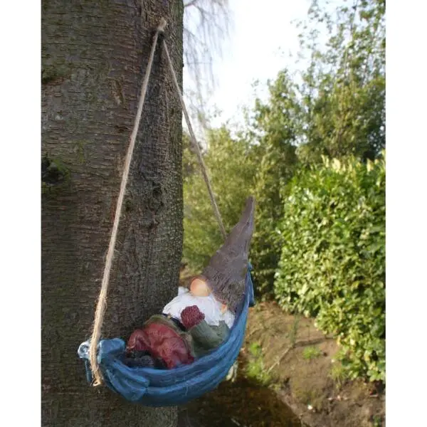 ESSCHERT DESIGN Kabouter In Hangmat 2 ESSCHERT DESIGN Kabouter In Hangmat - Afbeelding 2