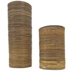 Koobo Vaas Rotan - Ø 20 × 50 Cm -Tuinbeelden winkel koobo vaas rotan 20 x 50 cm 1617954234 1 600