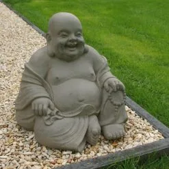 Lachende Dikbuikboeddha - 46 Cm -Tuinbeelden winkel lachende dikbuikboeddha 1570443799 2 600