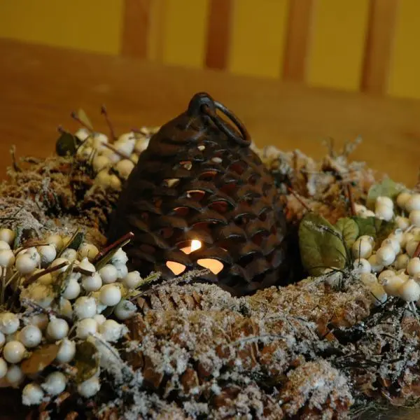 ESSCHERT DESIGN Lantaarn Dennenappel 1 ESSCHERT DESIGN Lantaarn Dennenappel