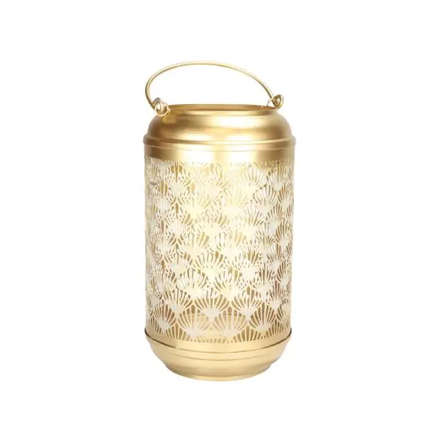 Lantaarn Schelpenmotief - 38 × 20 Cm 1 Lantaarn Schelpenmotief - 38 × 20 Cm