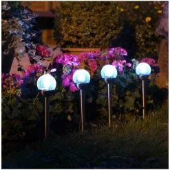 Lichtbol Met Grondpin - Op Zonne-energie - 6 × 35 Cm -Tuinbeelden winkel lichtbol met grondpin solar 1615388937 3 600
