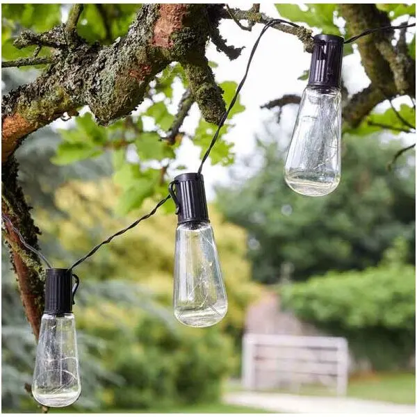 Lichtslinger Eureka Op Zonne-energie - 10 Bulbs - 380 Cm 3 Lichtslinger Eureka Op Zonne-energie - 10 Bulbs - 380 Cm - Afbeelding 3