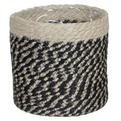 Mica Decorations Mand Bonaparte Jute - 16 × 16 Cm