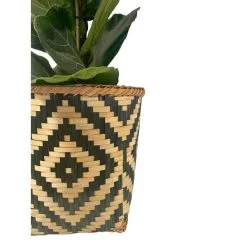 Mand Greece Zwart Naturel - Set Van 3 Stuks -Tuinbeelden winkel mand greece zwart naturel 1612447345 1 600