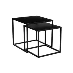 Mica Decorations MICA Bijzettafels - H 33 En 29 Cm - Set Van 2 Stuks