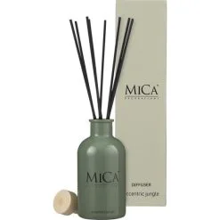 Mica Decorations MICA Geurstokjes Glas Taupe 14,5 Cm - Eccentric Jungle