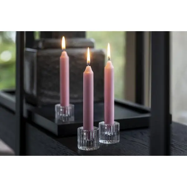 Spaas Mini Huishoudkaarsen - Oud Roze - Set Van 8 Stuks 2 Spaas Mini Huishoudkaarsen - Oud Roze - Set Van 8 Stuks - Afbeelding 2