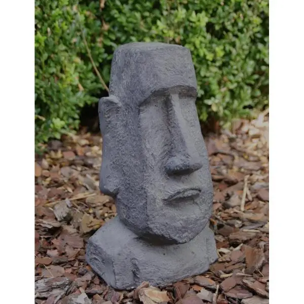 Moai - Tuinbeeld 30 Cm 2 Moai - Tuinbeeld 30 Cm - Afbeelding 2