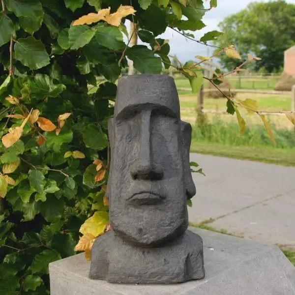 Moai - Tuinbeeld 30 Cm 1 Moai - Tuinbeeld 30 Cm