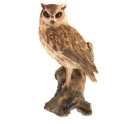 Oehoe Op Tak - Tuinbeeld