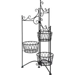 ESSCHERT DESIGN Plantenstandaard Voor 3 Potten