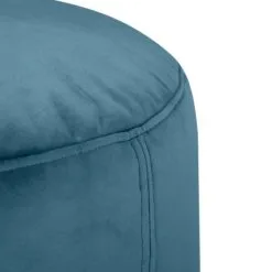 Poef Fatboy® Point Recycled Velvet Indoor - Ø50 X 35 Cm Petrolblauw -Tuinbeelden winkel poef fatboy point velvet petrolblauw 1614882401 4 600