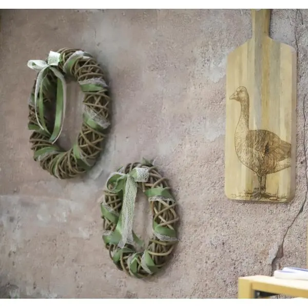 Rattan Krans Ø 70 Cm 2 Rattan Krans Ø 70 Cm - Afbeelding 2