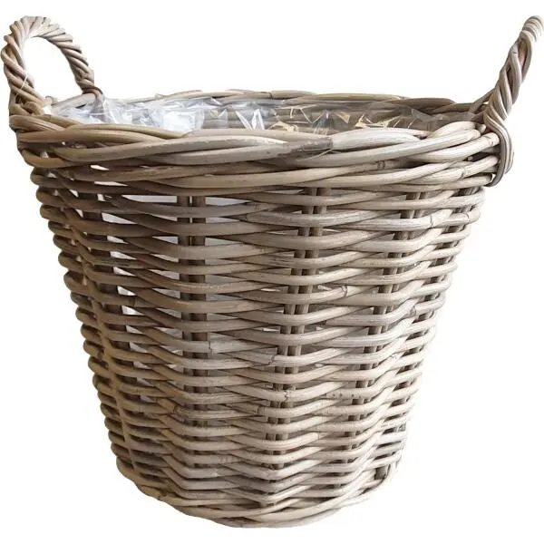 Rieten Manden - Set Van 3 Stuks 2 Rieten Manden - Set Van 3 Stuks - Afbeelding 2