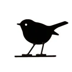 Roodborstje Silhouet - Staal Zwart 3 Roodborstje Silhouet - Staal Zwart -Tuinbeelden winkel roodborstje silhouet 1516955974 1 600